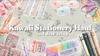Kawaii Stationery Haul | Unboxing Stationery | Back to School | Desk makeover 