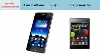 Asus PadFone Infinity VS LG Optimus Vu, comparison