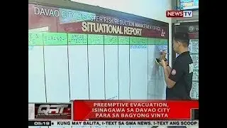 QRT: Preemptive evacuation, isinagawa sa Davao City para sa Bagyong Vinta