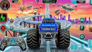 Monster Truck Mega Ramp Impossible Driver - Car Extreme Stunts GT Racing For Android GamePlay 2026