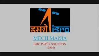 ISRO 2014 PAPER SOLUTION PART 2