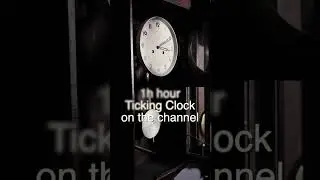 Old ticking clock sounds to help you sleep #asmr