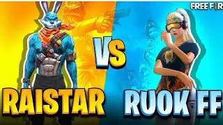 RUOK FF VS RAISTAR ONLY ONE TAPLEGEND VS INDIAN MOBILE KING - S #freefire