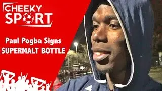 Pogba Signs Supermalt Bottle | Sam Allardyce Is Back | Man Utd 1-0 Tottenham