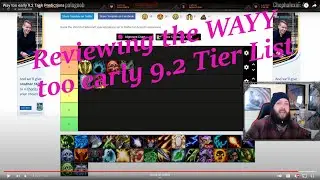 Reviewing my WAYY too early 9.2 tier list for Tanks