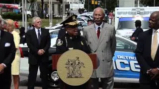 Mayor Bing Presents First Group of Public Safety Vehicles