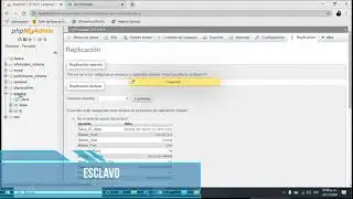 Replicación Maestro-Esclavo MySQL con phpMyAdmin