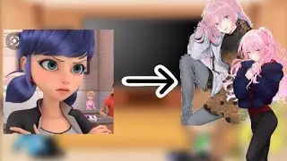 MLB react to Marinette as Shikimori||Gacha||Miraculous ladybug||