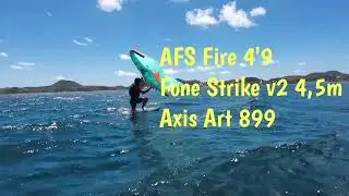 Foil high aspect - Wingfoil freestyle tricks - Axis Art 899 - Afs Fire - Fone Strike