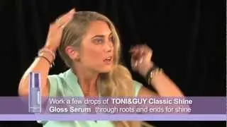 Toni & Guy with Grazia Magazine - How to do a Low Twisted Bun