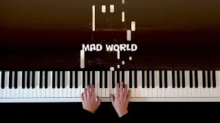Mad World Gary Jules Piano Cover Piano Tutorial Instrumental Klavier Donnie Darko