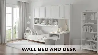 Wall Bed And Desk: Design Your Dream Multi-Use Space Today!