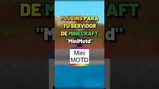PLUGINS para tu SERVIDOR de Minecraft - MiniMotd (APARIENCIA Texto y Logo)