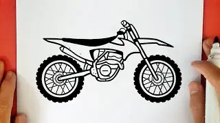 COMMENT DESSINER UNE MOTO CROSS