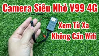 Camera Si&ecirc;u Nhỏ V99sx C&Oacute; KHE LẮP SIM 4G Xem Được Từ Xa Ở Bất Cứ Nơi Đ&acirc;u Rất Tiện