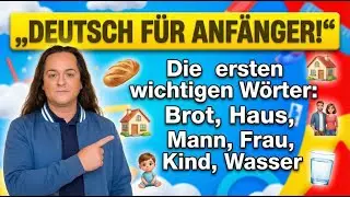 Einfach Deutsch Lernen - Sendung  4 - Die ersten wichtigen Wörter für den Alltag