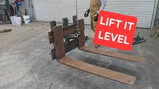 Lifting device for the tractor forks rig