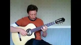 JS Bach Minuet    By:  Ryan T. Carey    - classical guitar -