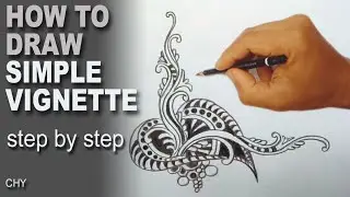 How to draw a vignette | for beginners