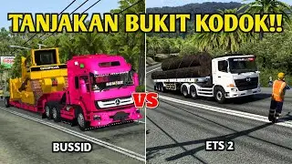 MEMBANDINGKAN MOD MAP TANJAKAN BUKIT KODOK DIGAME BUSSID VS DIGAME ETS 2‼️👆