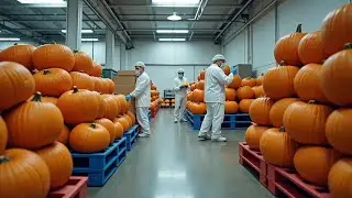 Inside the Pumpkin Factory (Full Process) &ndash; How Pumpkin Juice Becomes a Million-Dollar Product