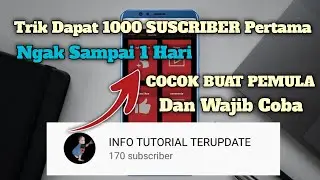 Cara Mendapatkan 1000 Subscriber Gratis || Pemula Wajib Coba
