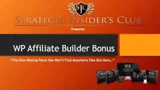 WP Affiliate Builder Review & Bonus ★ $10 Discount ★ Worth It Just For The Bonus!