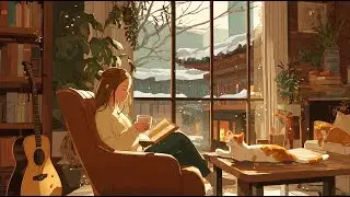 Warm Acoustic Guitar Instrumental Cafe Music for Studying Working Sleeping Calm Moments