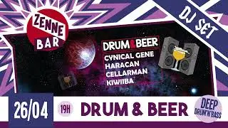 Cellarman @ Drum & Beer #27: Deep DnB @ Zennebar - 26/04/2025