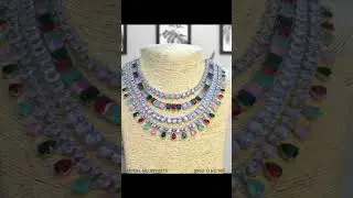 Royal Radiance Multicolor Necklace Set-Elevate your collection with this stunning multicolor collar