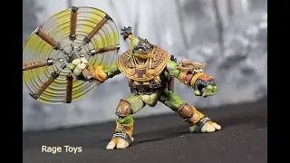 RAGE TOYS SAMURAI FORCE action figure review