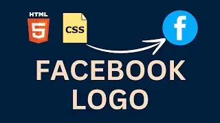 Facebook Logo In CSS - 1 Minute Tutorial