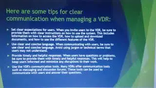 Managing a Virtual Data Room   The Importance of Clear Communication