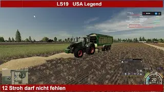 LS19 USA Legend - 12 Stroh darf nicht fehlen
