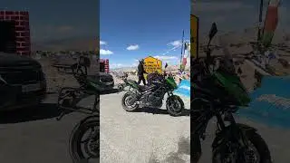 Umling la - Higher Than Everest Base Camp #umlingla #umlinglapass #kawasaki  #kawasakiversys650