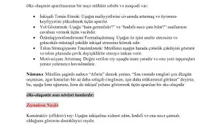 QİYMƏTLƏNDİRMƏ. DƏYƏRLƏNDİRMƏ RƏYVERMƏ.ƏKS ƏLAQƏ 