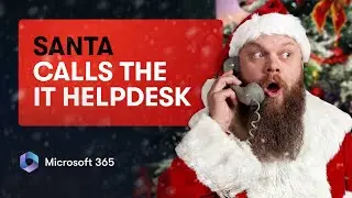 Санта звонит в службу поддержки ИТ (версия Microsoft 365)