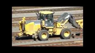 Swing Loader Switching + BNSF Coal Train