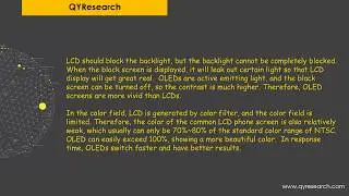 QYResearch: The global OLED Display market size was estimated at 20.76 billion USD in 2017