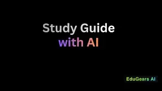 Study Guide with AI