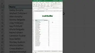 Совет Excel: сортируйте имена по алфавиту