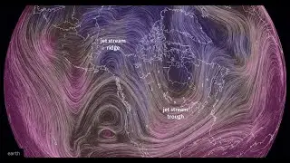 Jet stream forecasted to dip into U.S. over the weekend (January 18, 2025)
