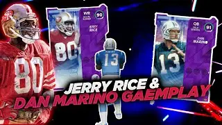 GAME OF THE YEAR! LEGENDS JERRY RICE & DAN MARINO GAMEPLAY! MADDEN 21 ULTIMATE TEAM