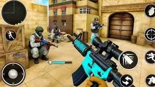 FPS Action Gun Strike - Counter Terrorist Mission Of Gun Shooting  3D - Android Gameplay