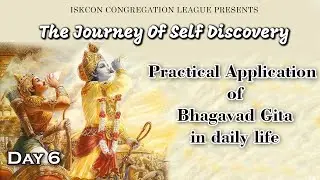 Journey of Self Discovery (Hindi): Ses-6: Practical Application of Bhagavad Gita || Prem Vilas Das