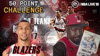 NBA LIVE 10 BLAZERS' BRANDON ROY 50 POINT CHALLENGE! #BRANDONROY #portlandtrailblazers #NBA
