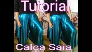 TUTORIAL - Calça Saia Sem costura