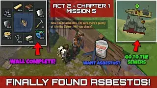 FINALLY COMPLETED THE WALL!! AND GOT ASBESTOS FROM SEWERS AT THE PORT! | Last Day on Earth: Survival
