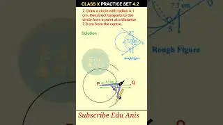 Class 10 geometry Practice set 4.2 Question 7 | Maharashtra board
