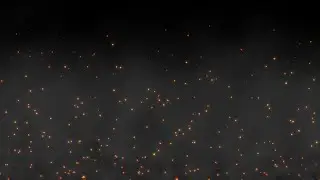 4K Fire Particles & Smoke Effect - Relaxing Ambience With Soothing Crackling Embers